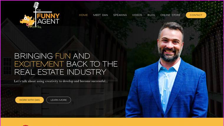 Dan DeCapua speaker website designed by SpeakerWebsites.com