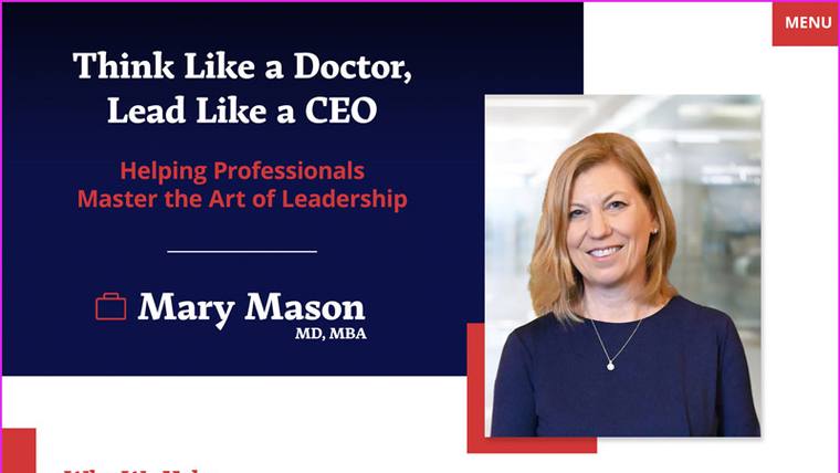 Mary Mason speaker website designed by SpeakerWebsites.com