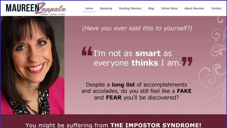Maureen Zappala speaker website designed by SpeakerWebsites.com