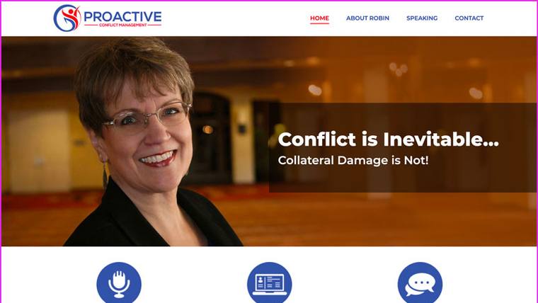 Robin Havens Parker speaker website designed by SpeakerWebsites.com